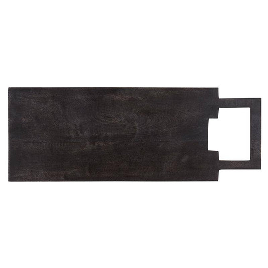 Charcuterie Brd Sq Hmdl Black